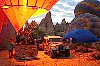 Cappadocia sunrise balloon tour